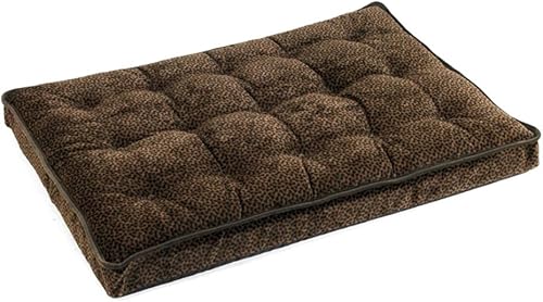 Bowsers - Colchón de lujo para perro, extragrande, diseño de huesos de chocolate