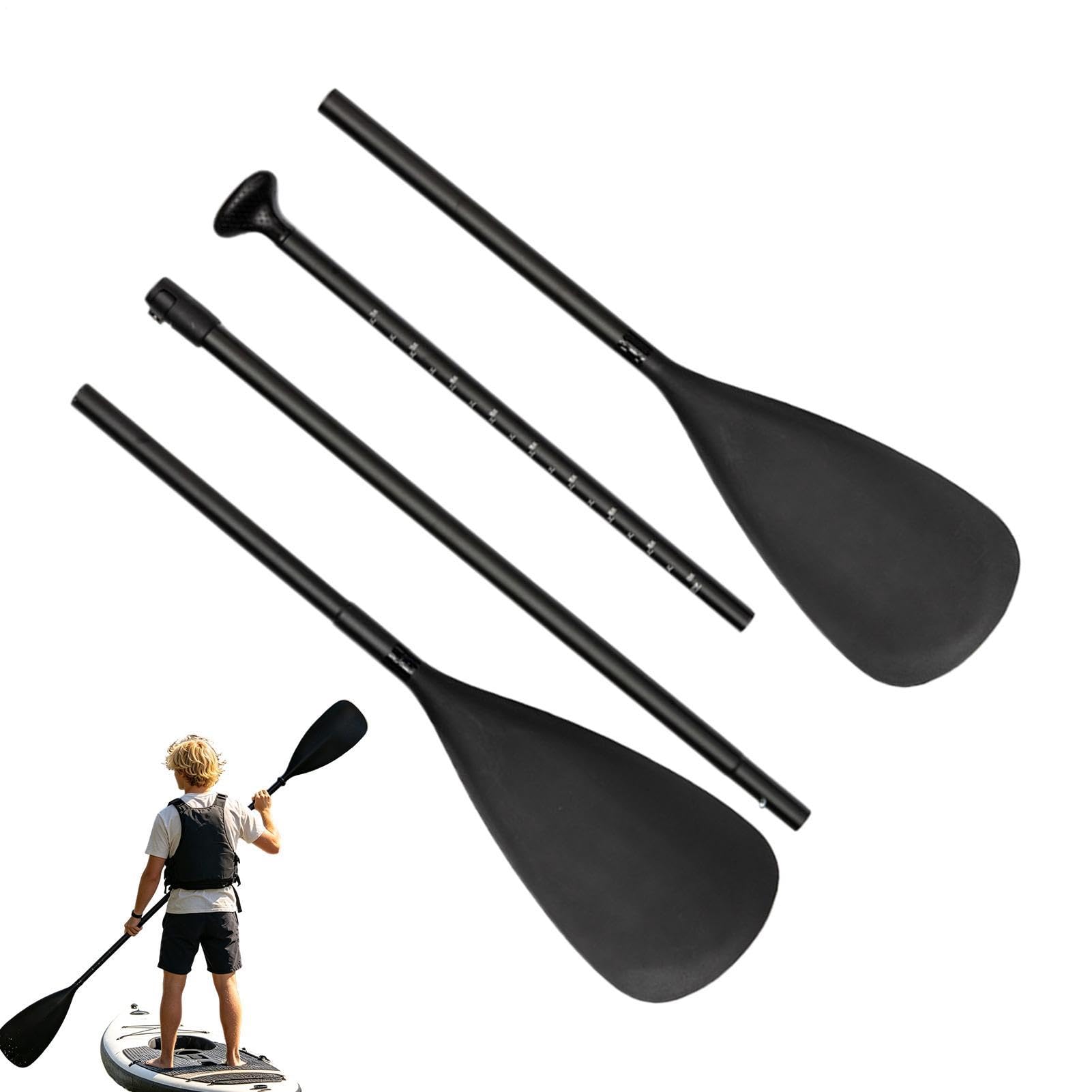 Wiosła do kajaka stop aluminium, regulowany paddleboard | Kajakarstwo łódkarstwo kanuowanie wiosło Dla dorosłych, dzieci i młodzieży, na wodę, jezioro, pływak, , wędkowanie,