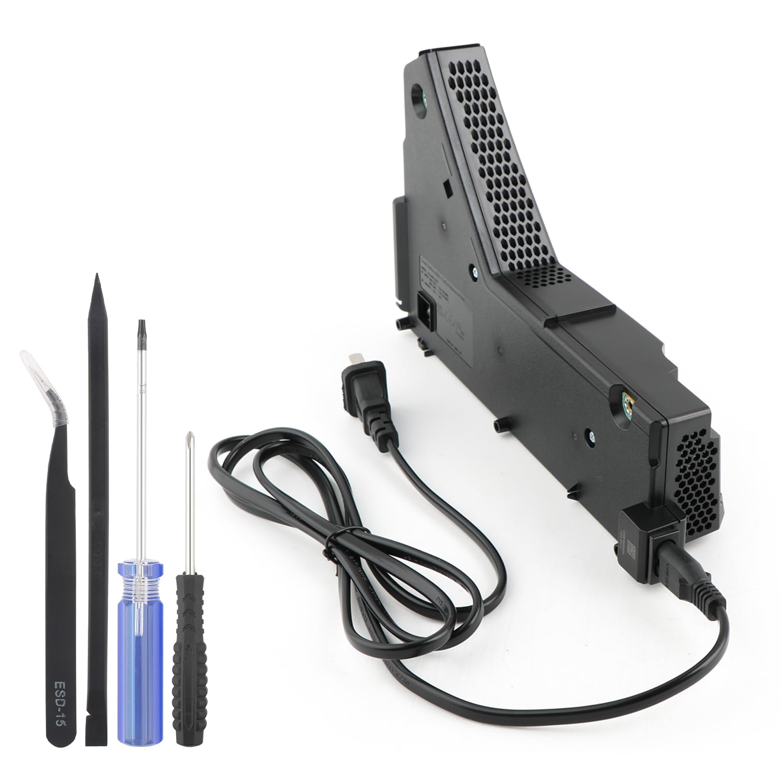 Photo 1 of Power Supply for PS5 ADP-400DR / ADP-400ER /PA-1401-JT20 Internal Power Source with AC Adapter Replacement Console Accessories Parts with Repair Tools