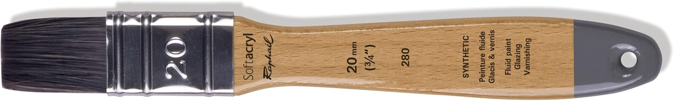 Raphael Softacryl 280 Brush, Flat, 20, Natural