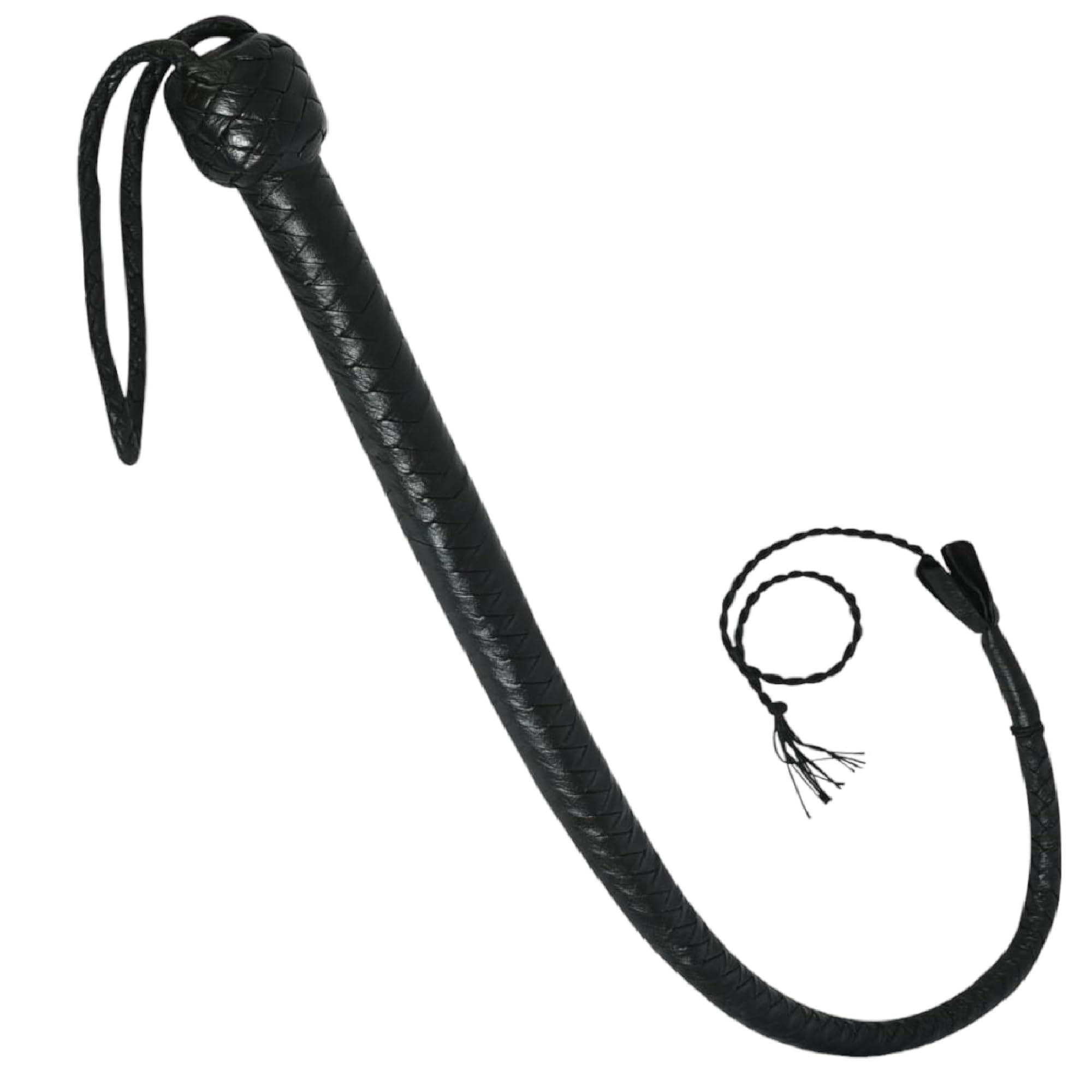 5003 Einsträngige Leder-Peitsche Quirt 100 cm Lederpeitsche erotische Reitpeitsche