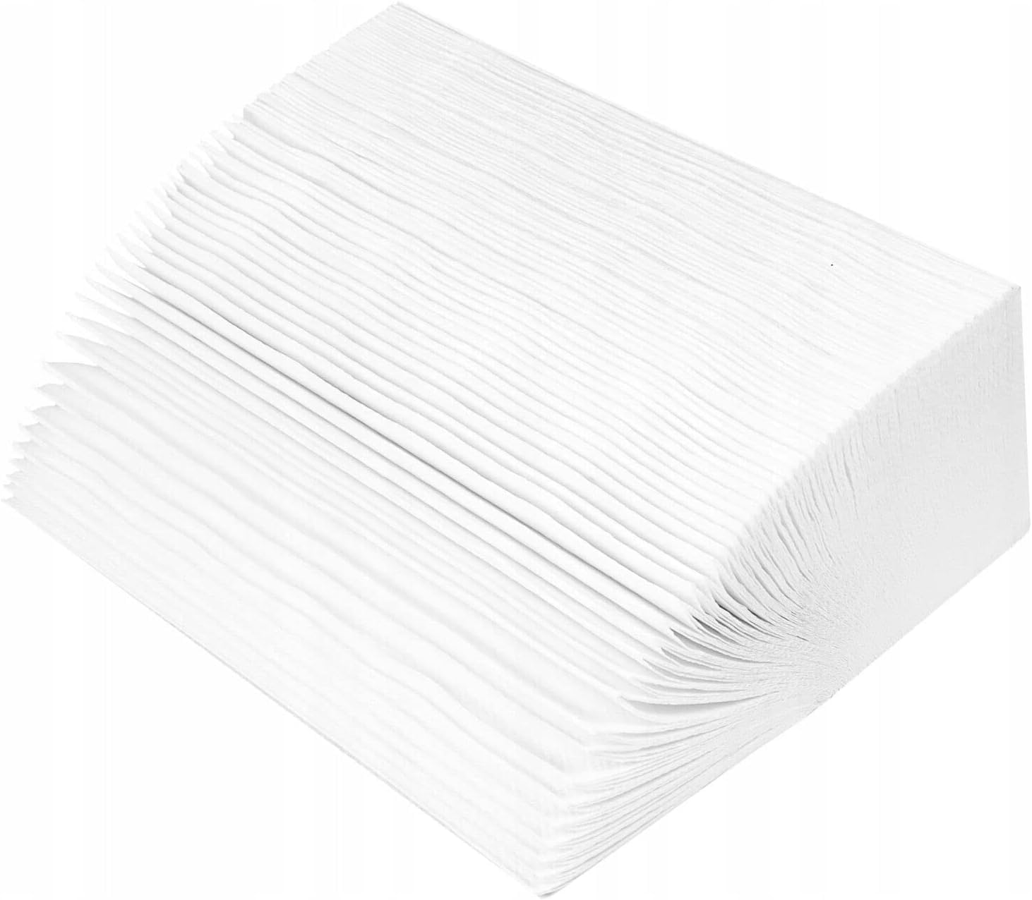 4000x Stück Papierhandtücher weiß 25x21 cm ZZ/V-Falz | 2-lagig – ideal für Handtuchspender | Einweghandtücher für Gastronomie, Praxis & Büro | Handtuchpapier | Papiertücher