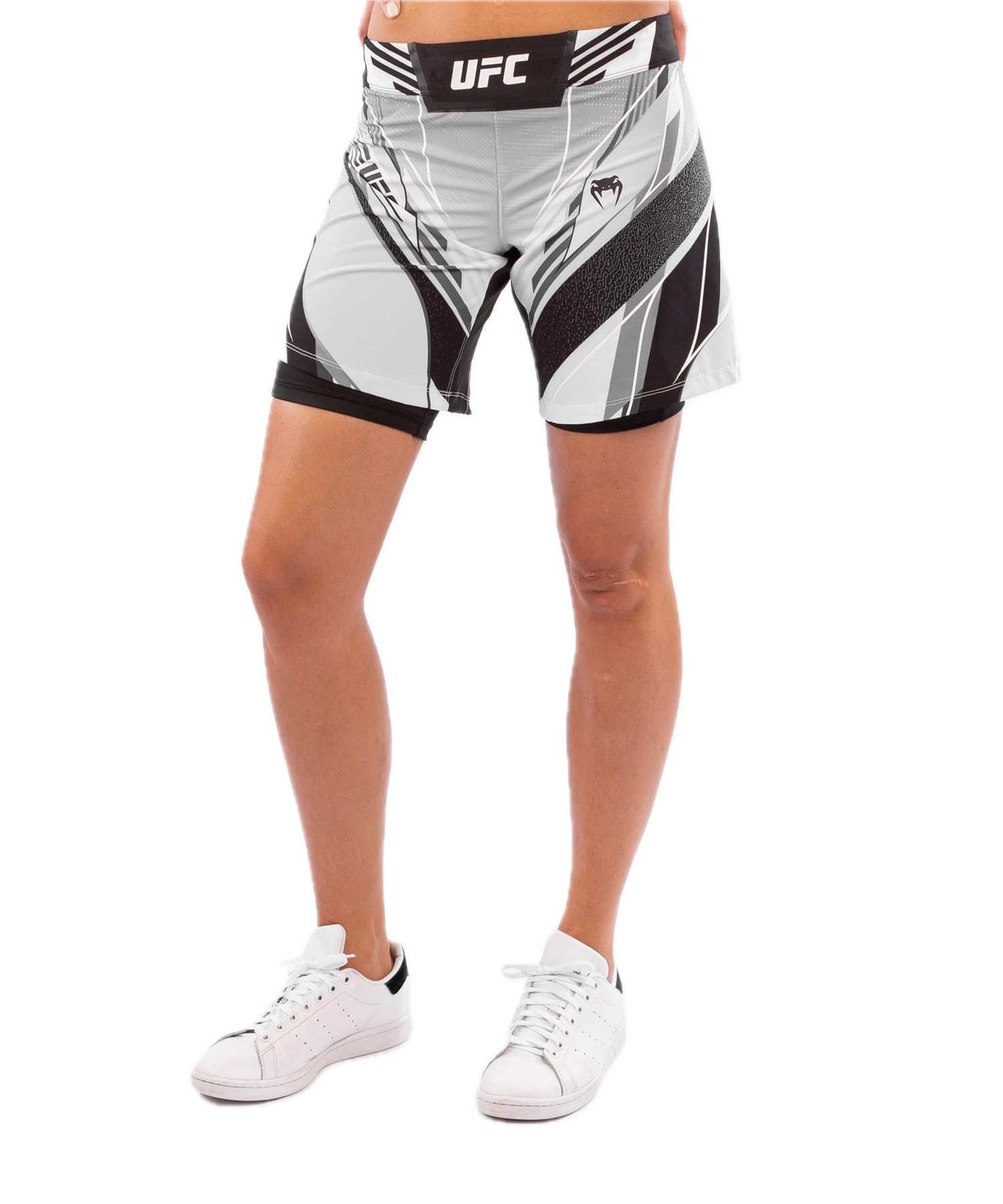 Venum Womens UFC Venum Authentic Fight Night Women's Shorts - Long Fit