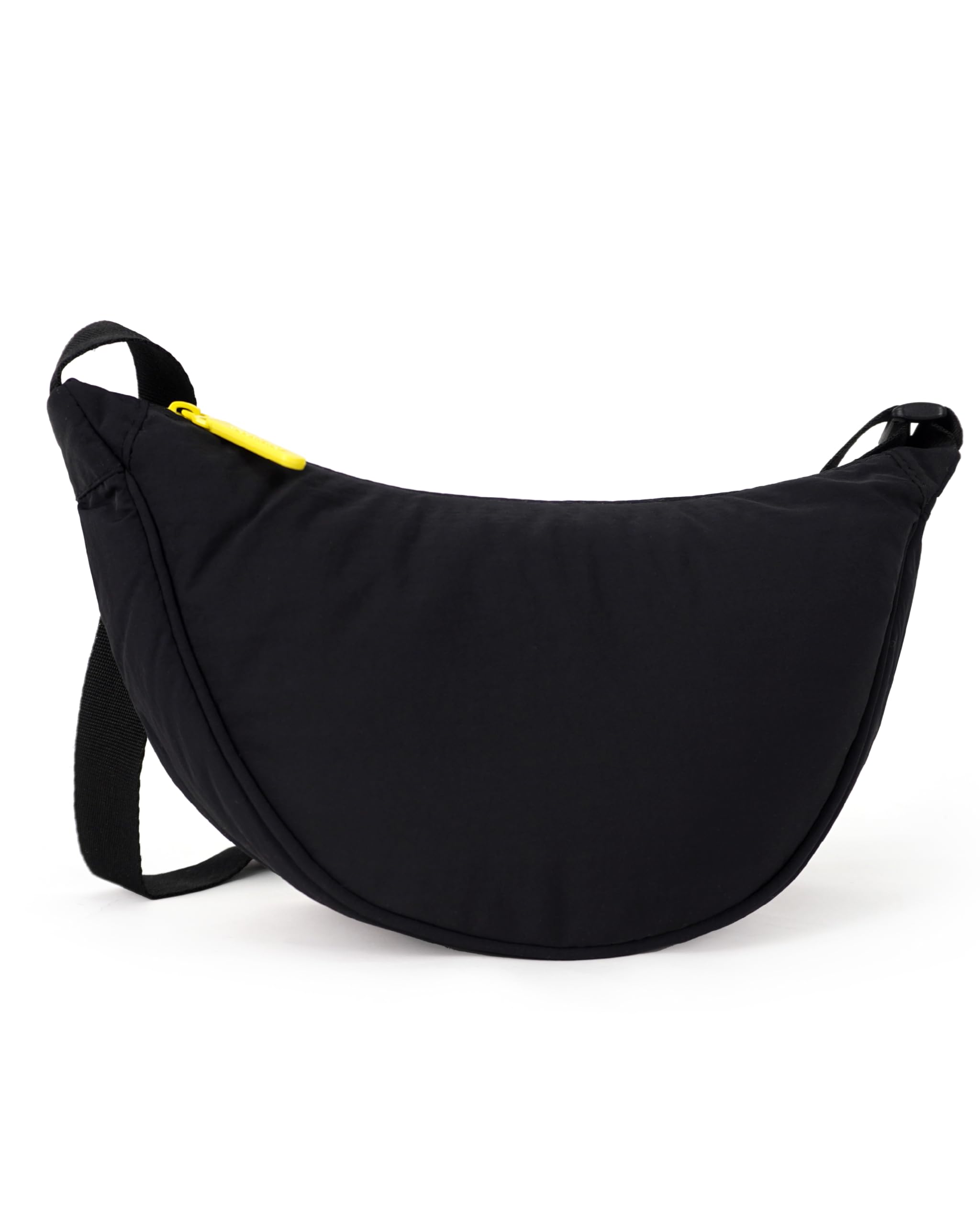 Crossbody Bags for Women and Men - Slim & Stylish, Luxury Nylon Fabric, Branded Zippers - Small Side Half Moon Sling Bag & Waist Bag, Unisex Chest Bag (Black, Half Moon Sling)-image-42