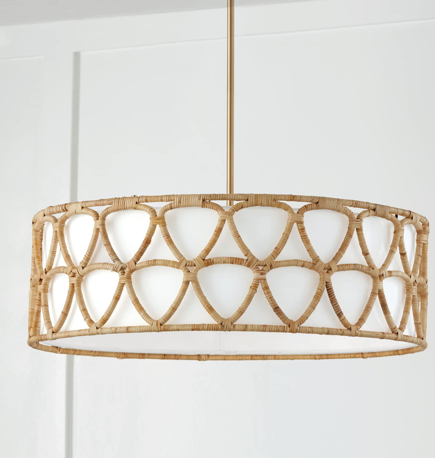 Capital Lighting 347242MA Tulum - 4 Light Pendant in Coastal Style
