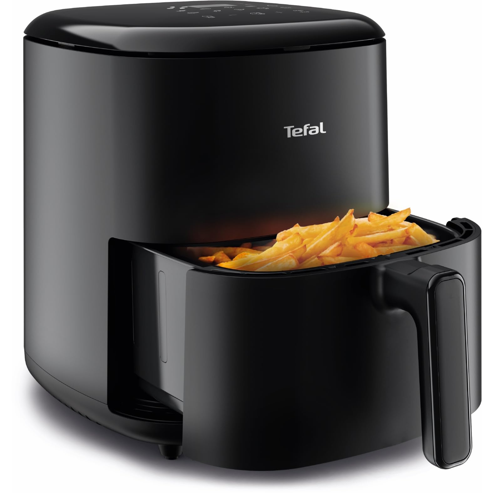 Tefal EY2458 Friteuse à air Chaude Easy Fry Max, capacité 5L, 10 programmes de cuisson automatiques, écran tactile numérique, économie d'énergie, revêtement antiadhésif, noir, EY2458