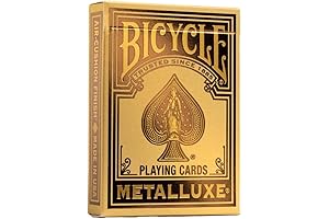 Metalluxe Gold Playing Cards: A Luxurious Deck for Poker and Games