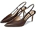 Lauren Ralph Lauren Khloe Leather Slingback Pumps - Pair View
