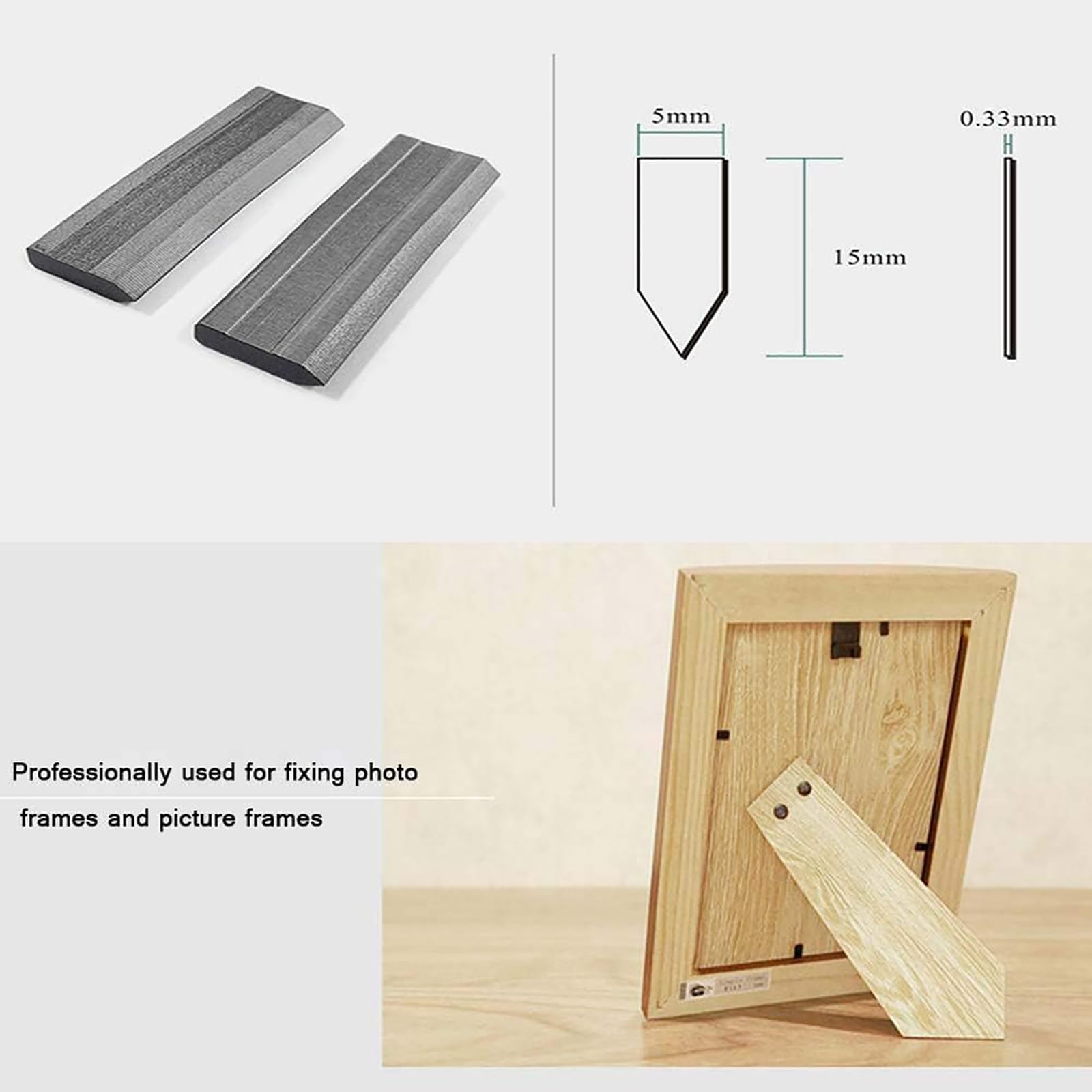 Herramienta práctica de enmarcar para bricolaje, herramienta de marco de fotos de mano con 1000 puntos, pistola de metal ligera