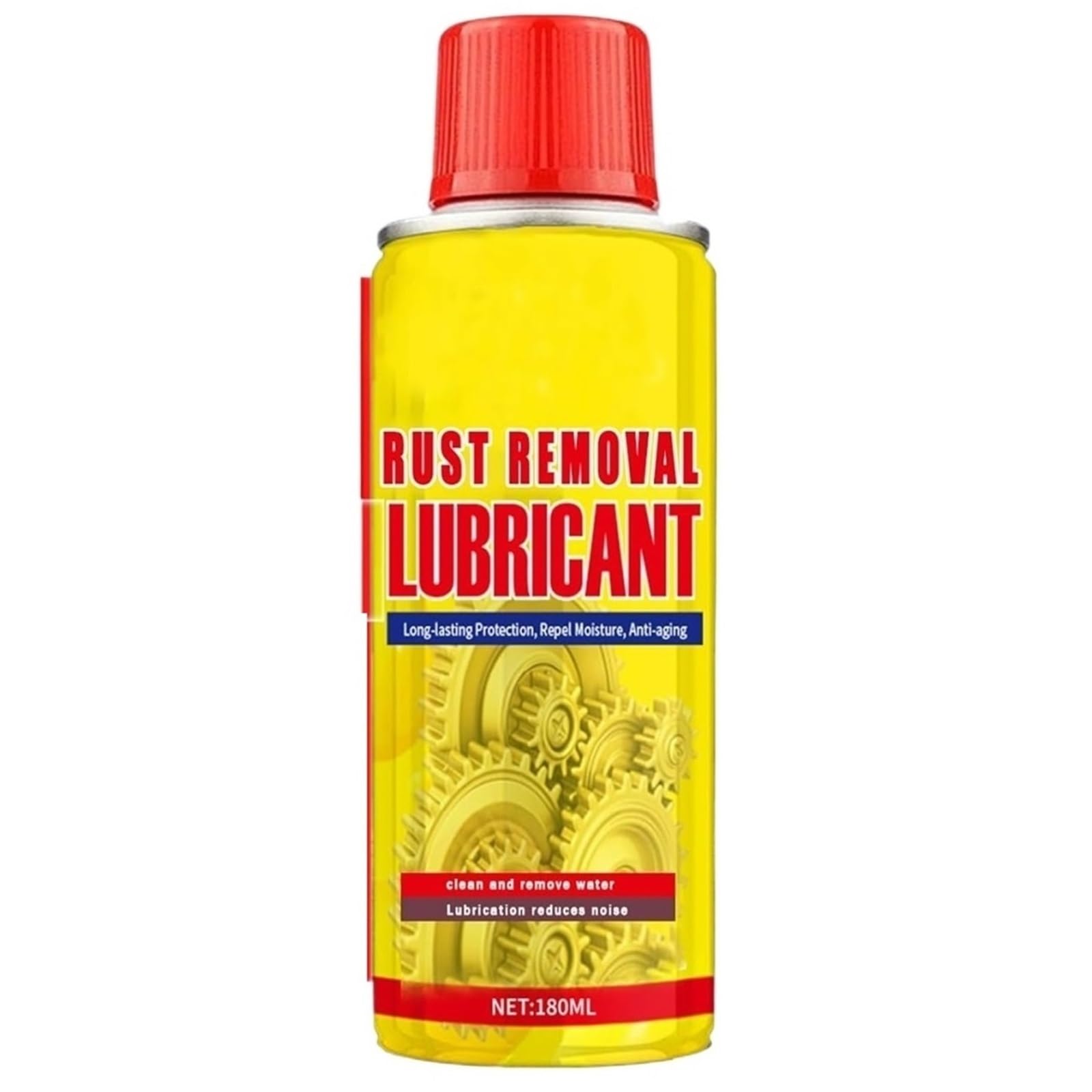 Spray Lubrificante Antiruggine Ad Azione Rapida 2 Pezzi in 1 lubrificante antiruggine Spray for rimozione ruggine ad Azione Rapida for Metallo, Formula Multiuso da 6, Once
