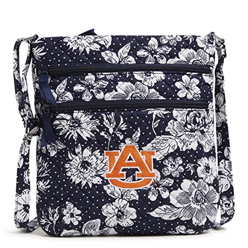 Vera Bradley Cotton Collegiate Triple Zip Hipster Crossbody Purse (Multiple Teams Available)