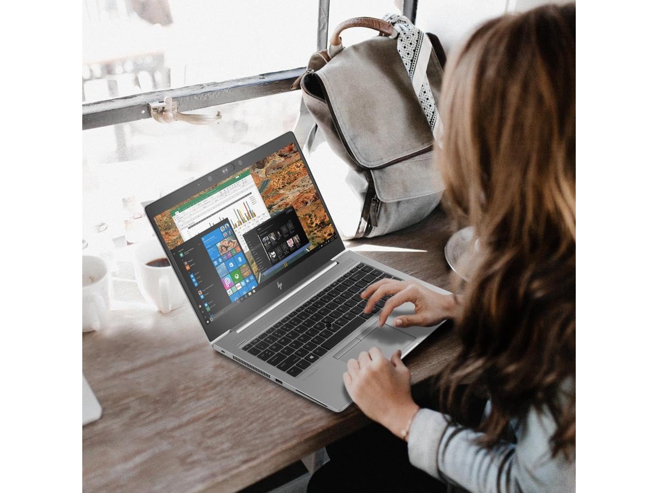 Ordenador portátil HP EliteBook 840 G6, pantalla FHD de 14 pulgadas, Intel Core i5-8265U, 16 GB DDR4 RAM, SSD de 512 GB, teclado QWERTY, Windows 11 Pro (Revisado y certificado)