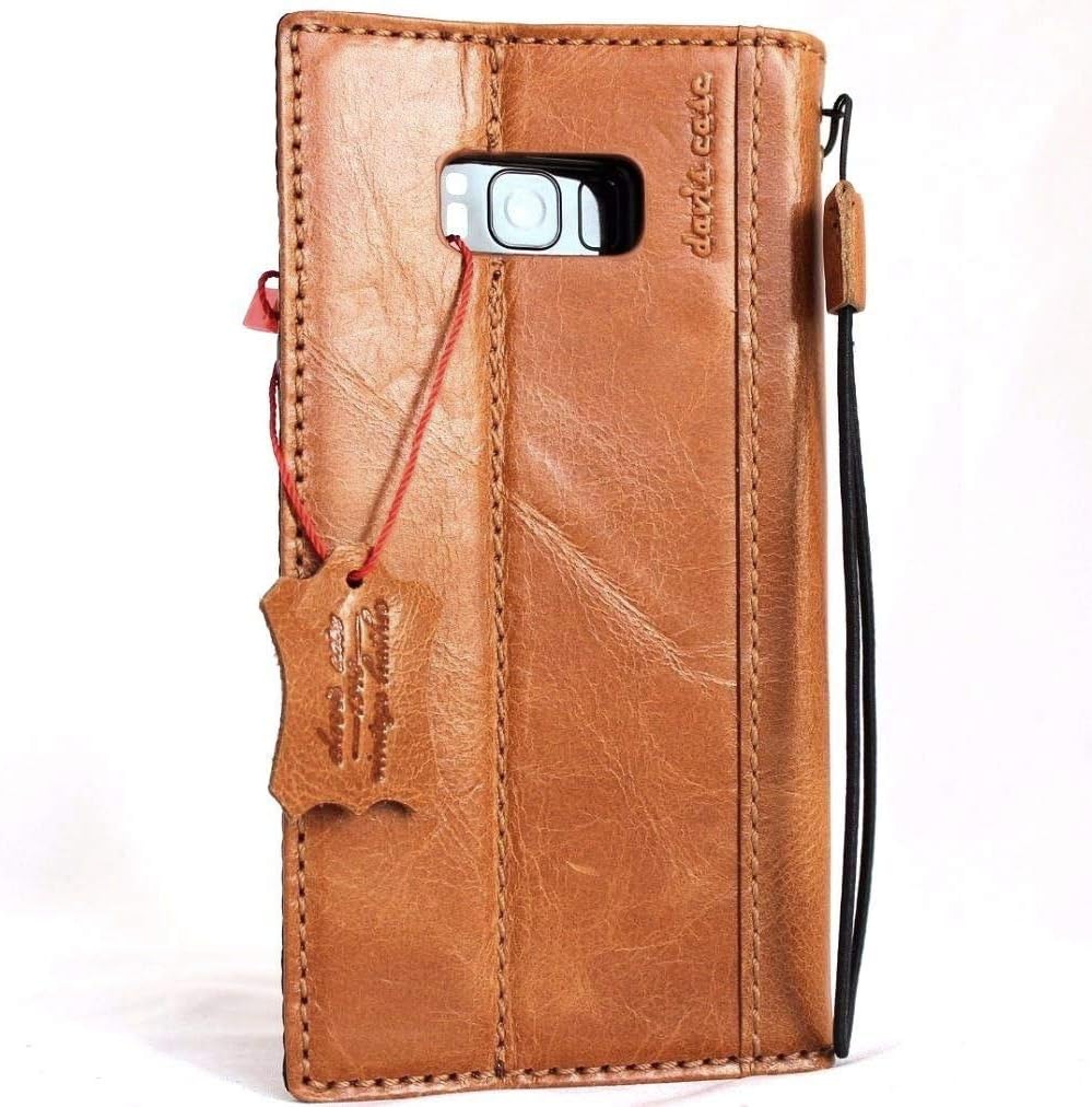 Exclusive Special Genuine Real Leather Case for Samsung Galaxy S8 Book Wallet Luxury Cover S Handmade Stand Cards Slots Retro Id Slim s 8 Vintage Light Brown Thin daviscase Jafo Art Free Shipping 🛒 Genuine Real Leather Case for Samsung Galaxy S8 Book Wallet Luxury Cover S Handmade Stand Cards Slots Retro Id Slim s 8 Vintage Light Brown Thin daviscase Jafo Art