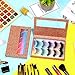 2 Packs 5 Pairs Eyelash Book Empty False Lash Storage Book Box Glitter False Eyelash Storage Case Container Makeup Display Lash Holder Portable Travel Catalog for Women, Rose Gold