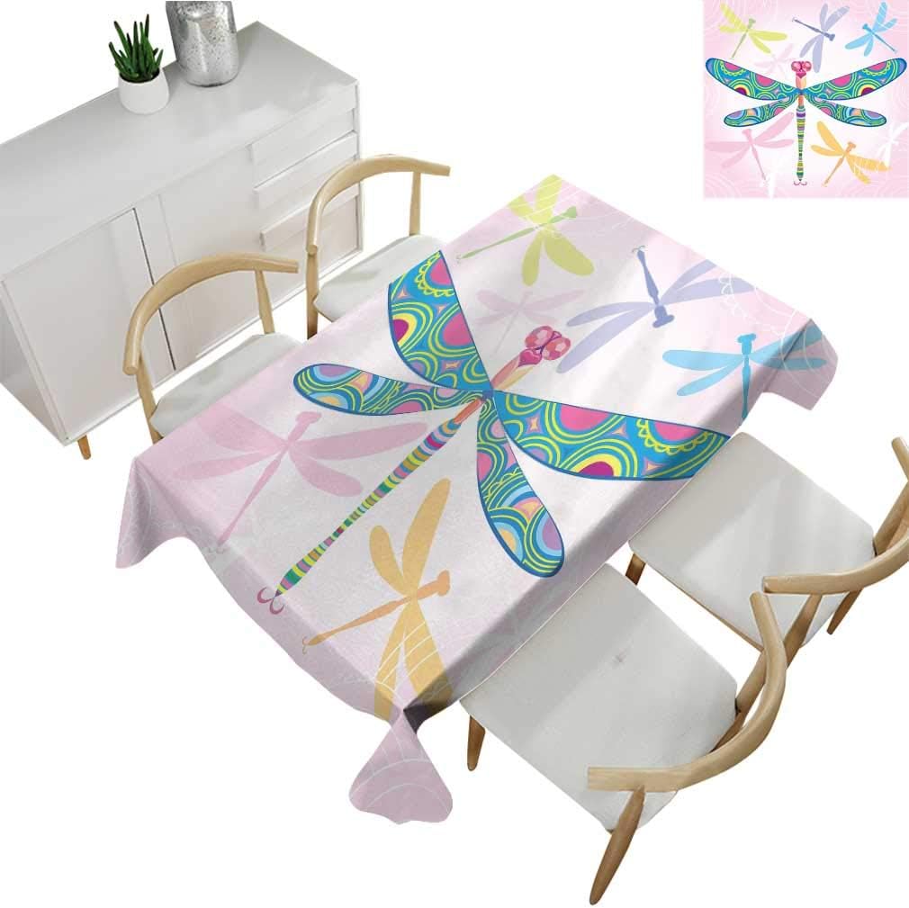 Dragonfly Tablecloths, Decorative Bright Dragonfly Kids