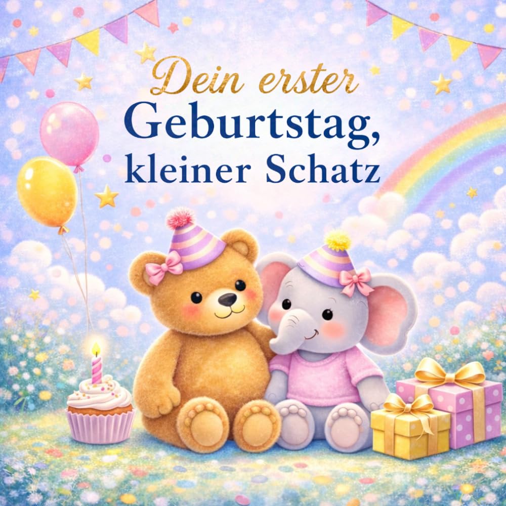 Dein erster Geburtstag, kleiner Schatz (Mädchen): Ein liebevolles Erinnerungsbuch und Baby Geburtstag Album zum 1. Geburtstag – ideales Baby Geschenk ... (Buch statt Karte™ – Die Erinnerungsreihe)