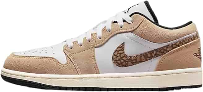 Amazon.com | Nike Air Jordan 1 Low SE - Hemp / Metallic Gold