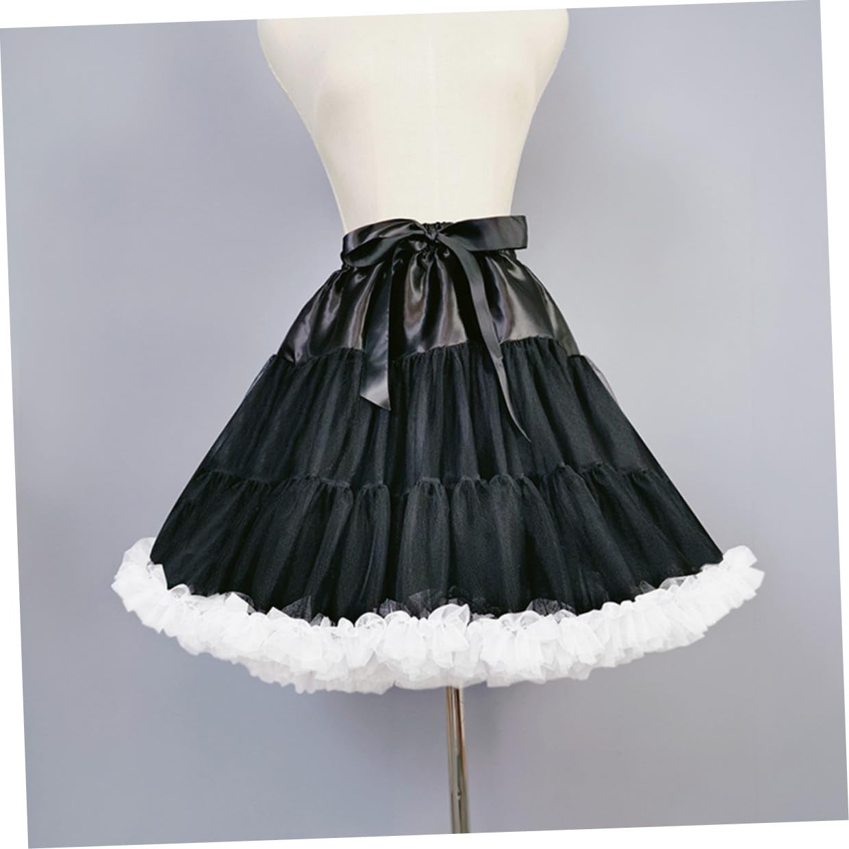 Beaupretty Lolita Unterrock aus Tüll Weiß für Damen und Brautkleider | 1 Stück, Knitterarm und Pflegeleicht, für Festliche Anlässe und Süßen Stil