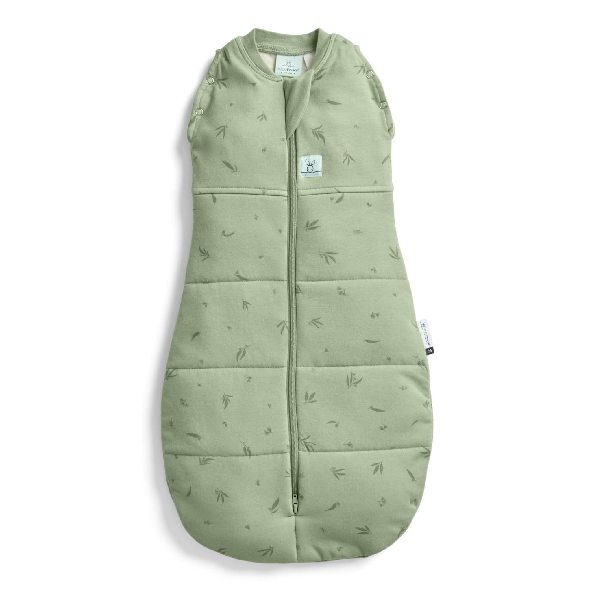 ergoPouch Cocoon Gigoteuse d'emmaillotage 1.0 TOG – Gigoteuse pour bébé, ajustement doux et serré qui aide à calmer le réflexe de sursaut, idéal pour dormir avec les bras dedans/dehors, tissu doux et