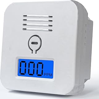 Carbon Monoxide Alarm Detector, CO Alarm Detector with Test/Silence Button(Batteries NOT Included),Comply with EN50291 Standard …