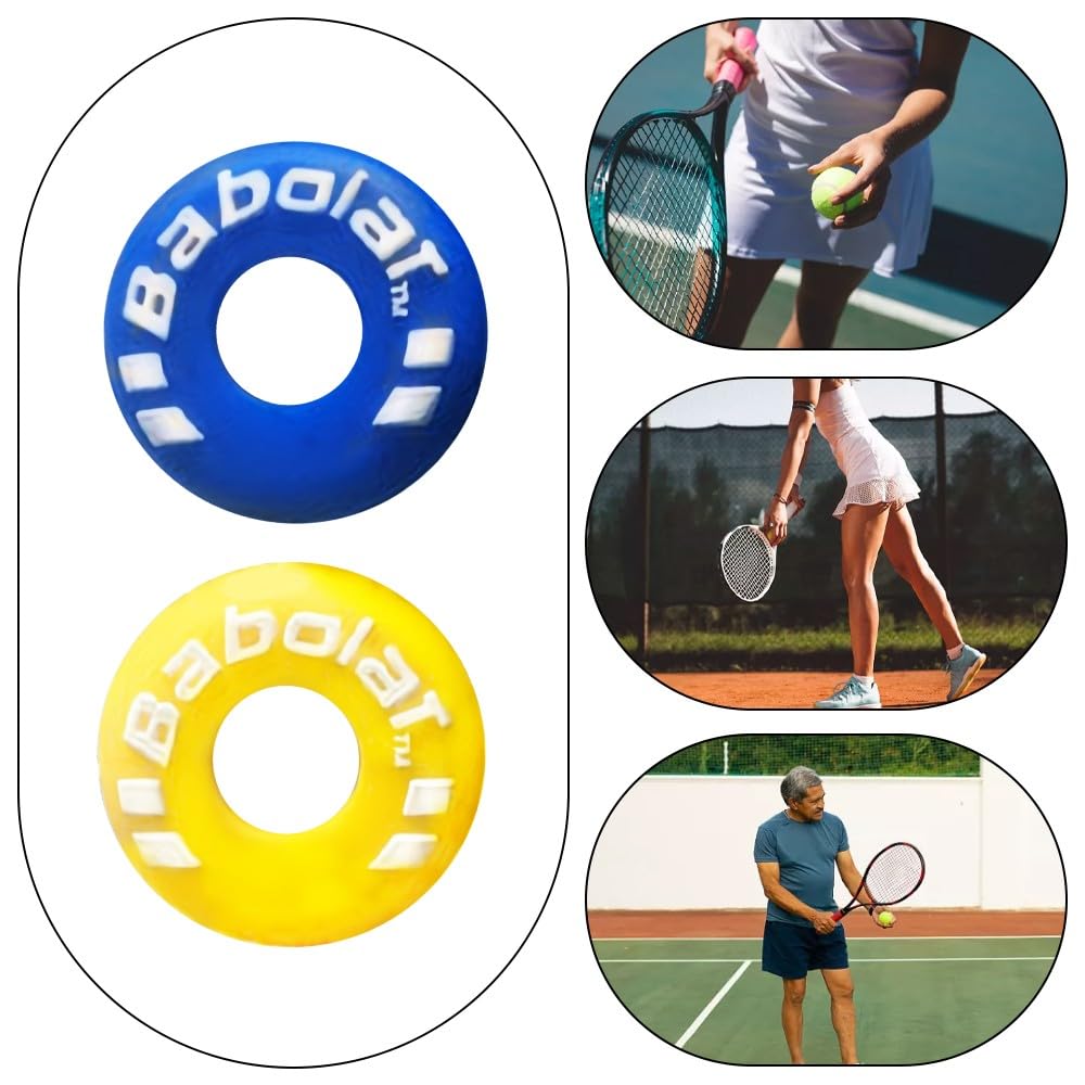 Vibrationsdämpfer aus Gummi in Reifenform, langlebig, Tennisschläger, Stoßdämpfer, weiches Tenniszubehör, ideal für Tennisspieler, 4 Stück