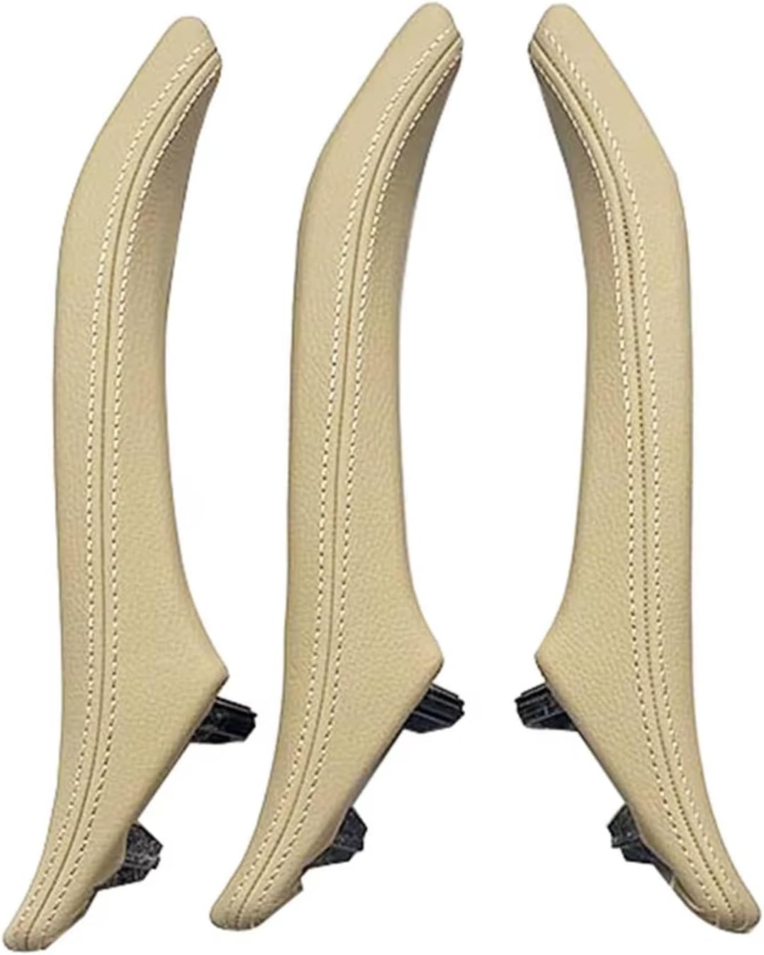 Inner Door Pull Handles Compatible With BMW For 5-Series F10 F11 F18 2010 2011 2012 2013 2014 2015 2016 2017 Set Door Pull Handle Replacement Trim(Beige,RHD)
