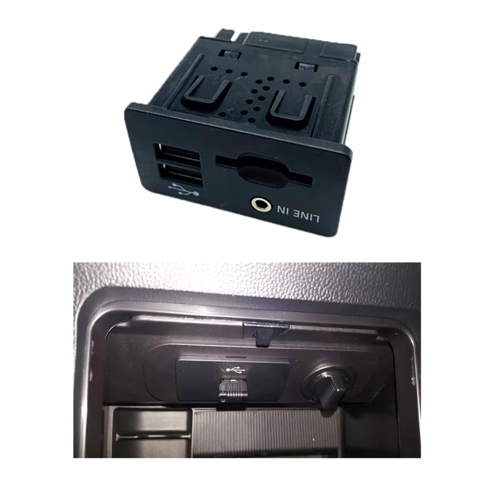 Plugs & Plays Consola/Conexión USB Con Lector Versátil Sonido Solución de Entrada FL3T-14F014-AA Reemplazo Para Coche