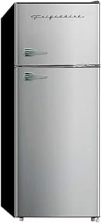 Frigidaire EFR751 7.5 Cu Ft Stainless Steel Compact Refrigerator Freezer Combo - Apartment Size, Reversible Door