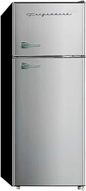 Frigidaire EFR751, 2 Door Apartment Size Refrigerator with Freezer, 7.2 cu ft, Platinum Series, Stainless Steel, 7.5