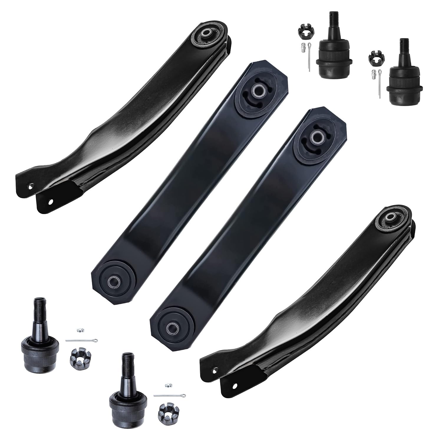Detroit Axle - Front 8pc Control Arms Kit for 1999-2004