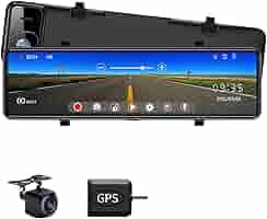 ドライブレコーダー ミラー型 4K  12インチ 前後 2カメラ  右側カメラ ドライブレコーダー ミラー 前後 2カメラ 日本製 センサー 12
