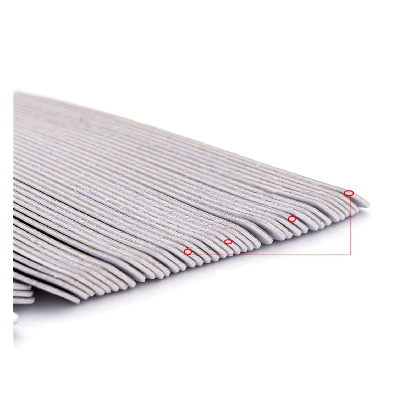 TRUSTTWO 50/100PCS Grigio Lime Professionali for Unghie 100 180 240 Tamponi Rimovibili alla Rinfusa con Manico in Metallo in Acciaio Inox Addensare Carta Vetrata Eva The Clear