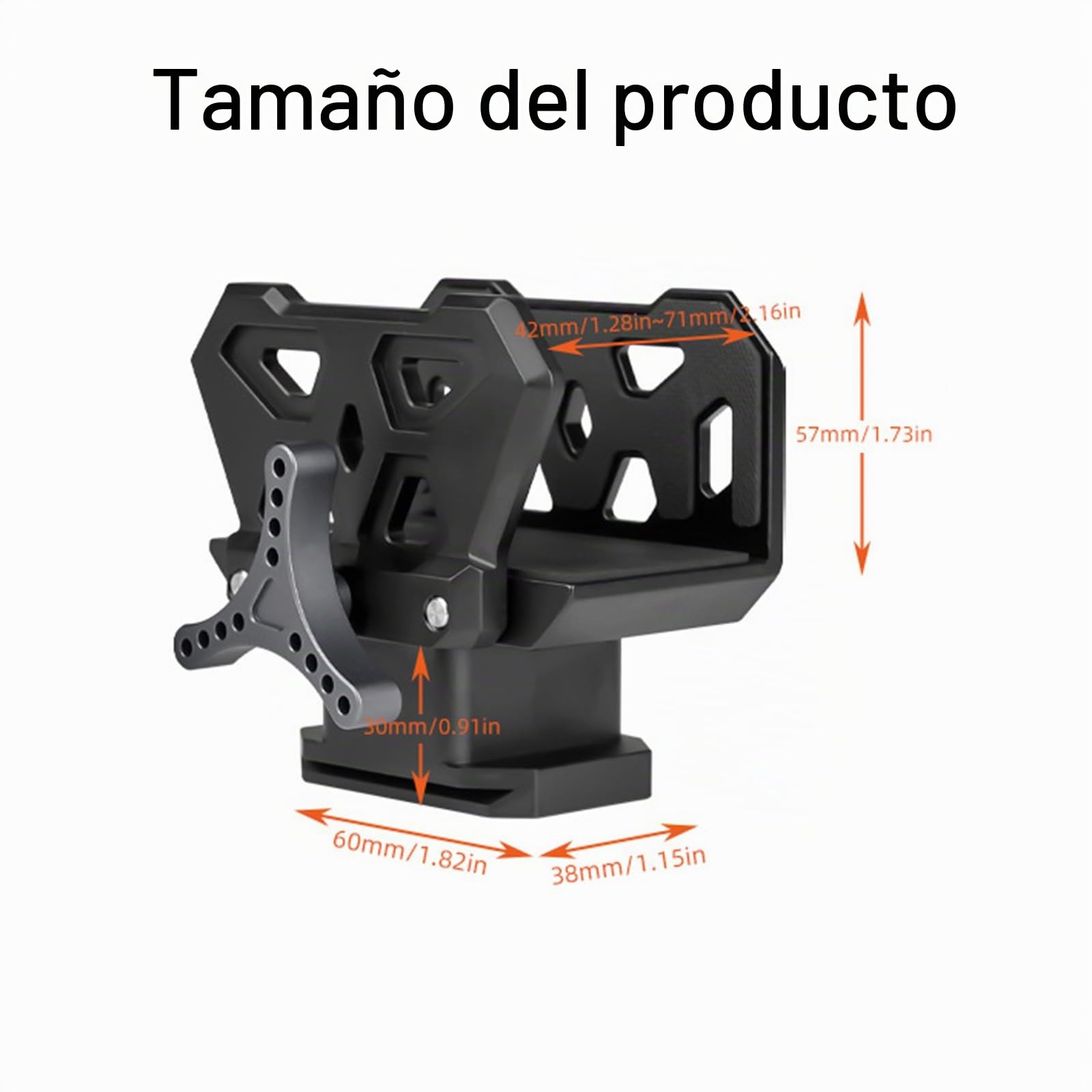 Abrazadera de cabeza de palo de trípode, soporte de exhibición para rifles