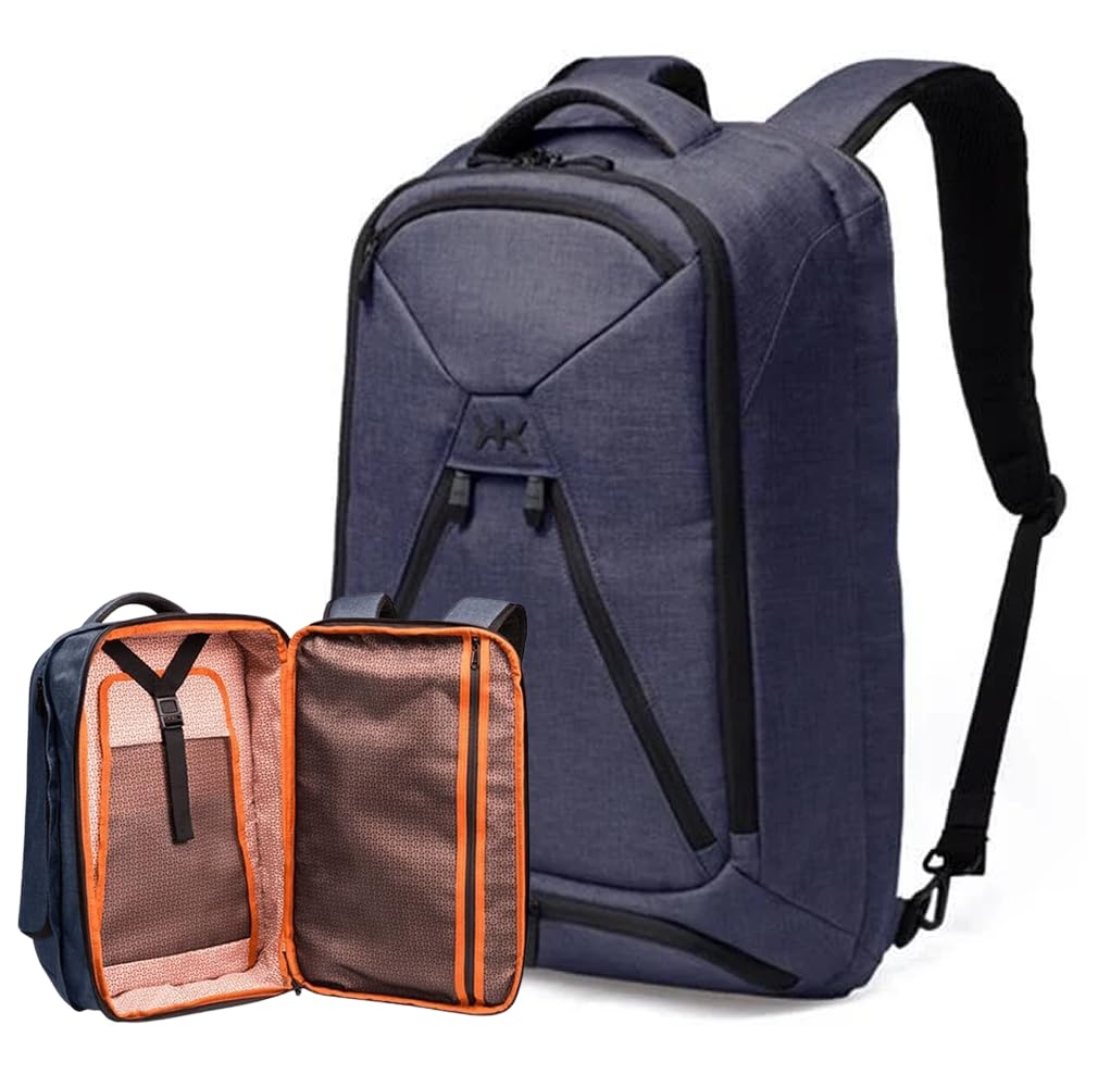 Knack Series 1 Laptop Backpack Fits up to 15 Inch - Knack Bags Carry-On Backpack, TSA Approved, Expandable Travel Backpacks With 3 Day Outfit Capacity