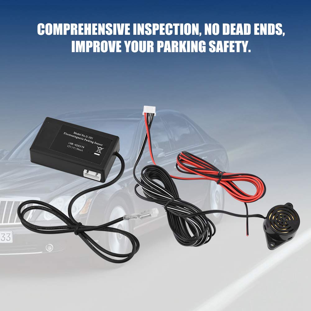 Radar à Induction Électromagnétique Pour Stationnement - Alarme Marche Arrière, Portée 3 Pieds, 12V