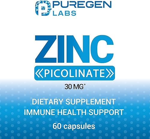 Miniatura 2 de Suplemento de picolinato de zinc 30 mg [alta absorción] – Picolinato de zinc para sistema de apoyo inmunológico 60 cápsulas