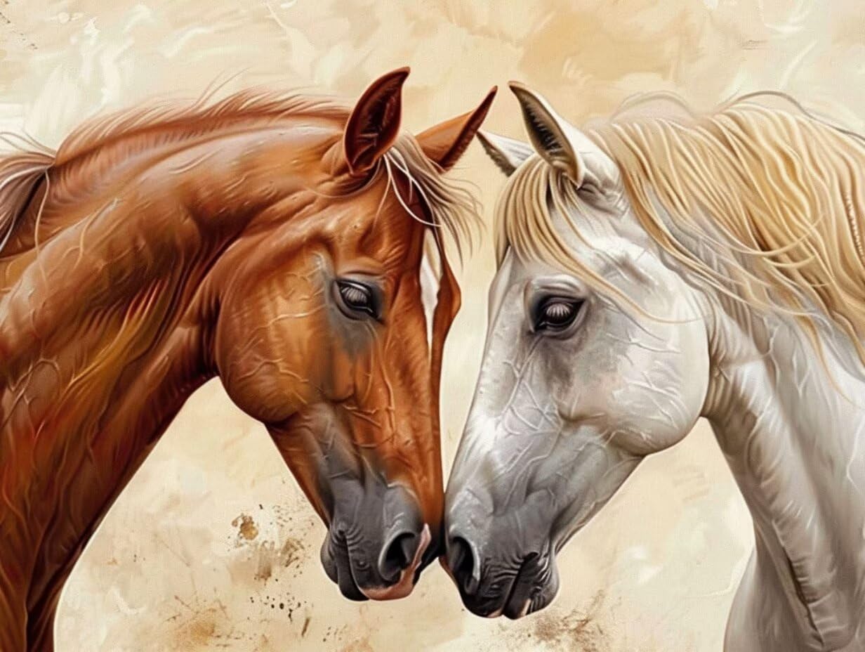 Puzzle dla dorosłych 1000, Animal Horse, Classic YHPGL0-205