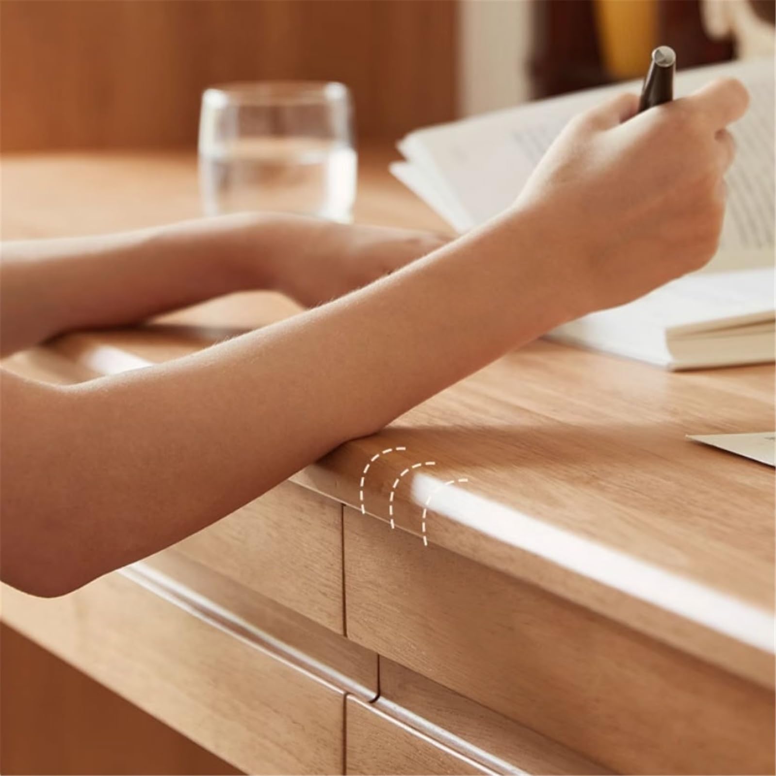 Organizer da scrivania in legno con cassetti, porta cancelleria portatile per ufficio e studio, elegante accessorio da scrivania per casa e ufficio, ideale per studenti e professionisti