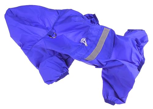 Xiaoyu Chaqueta Impermeable para Perro de Mascota con Chubasquero Impermeable y Tiras Reflectantes…
