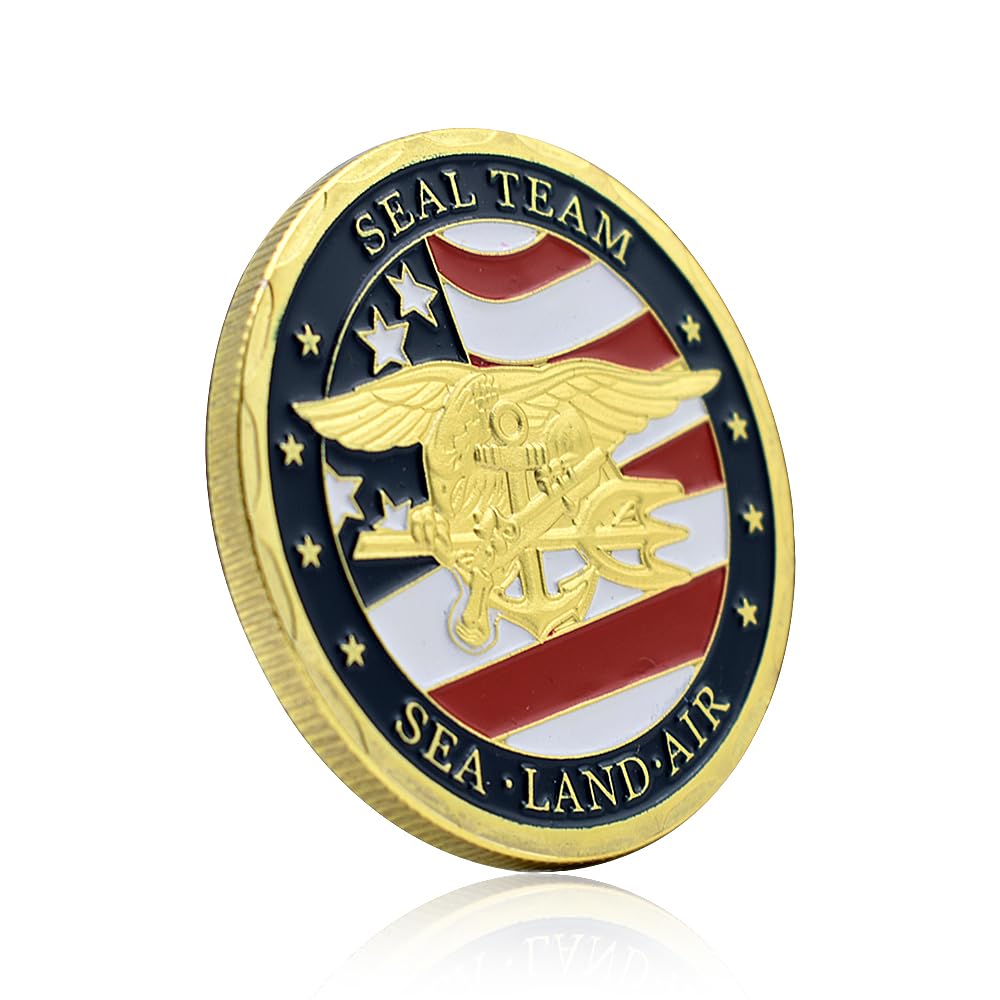 Insignia de sello de las fuerzas de operaciones especiales de Estados Unidos, moneda conmemorativa militar, regalo coleccionable