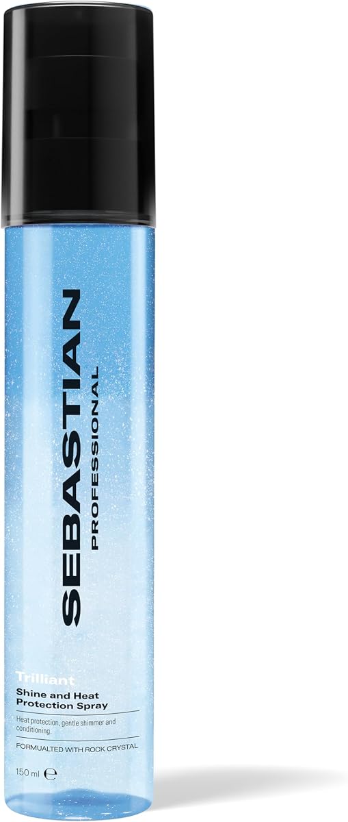 Sebastian Professional Styling Trilliant Spray | Protección térmica contra el calor | Spray para peinar el cabello | Agrega cuerpo y brillo con acondicionamiento ligero | 5.07 onzas líquidas