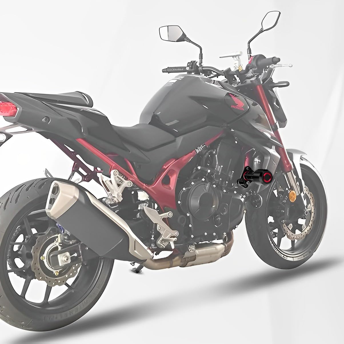 Compatible con Hon.da CB750 Hor.net 2022-2023 CB 750 Hor.net Marco de motocicleta Anticolisión Protección contra caídas Slider Crash CB750 Accesorios (Rojo)