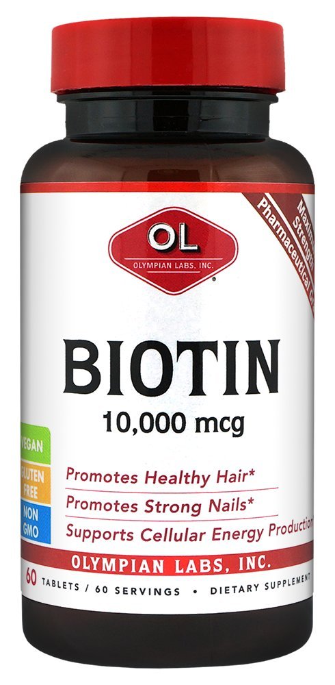 Olympian LabsBiotin - 10000 Mcg - 60 Tablets
