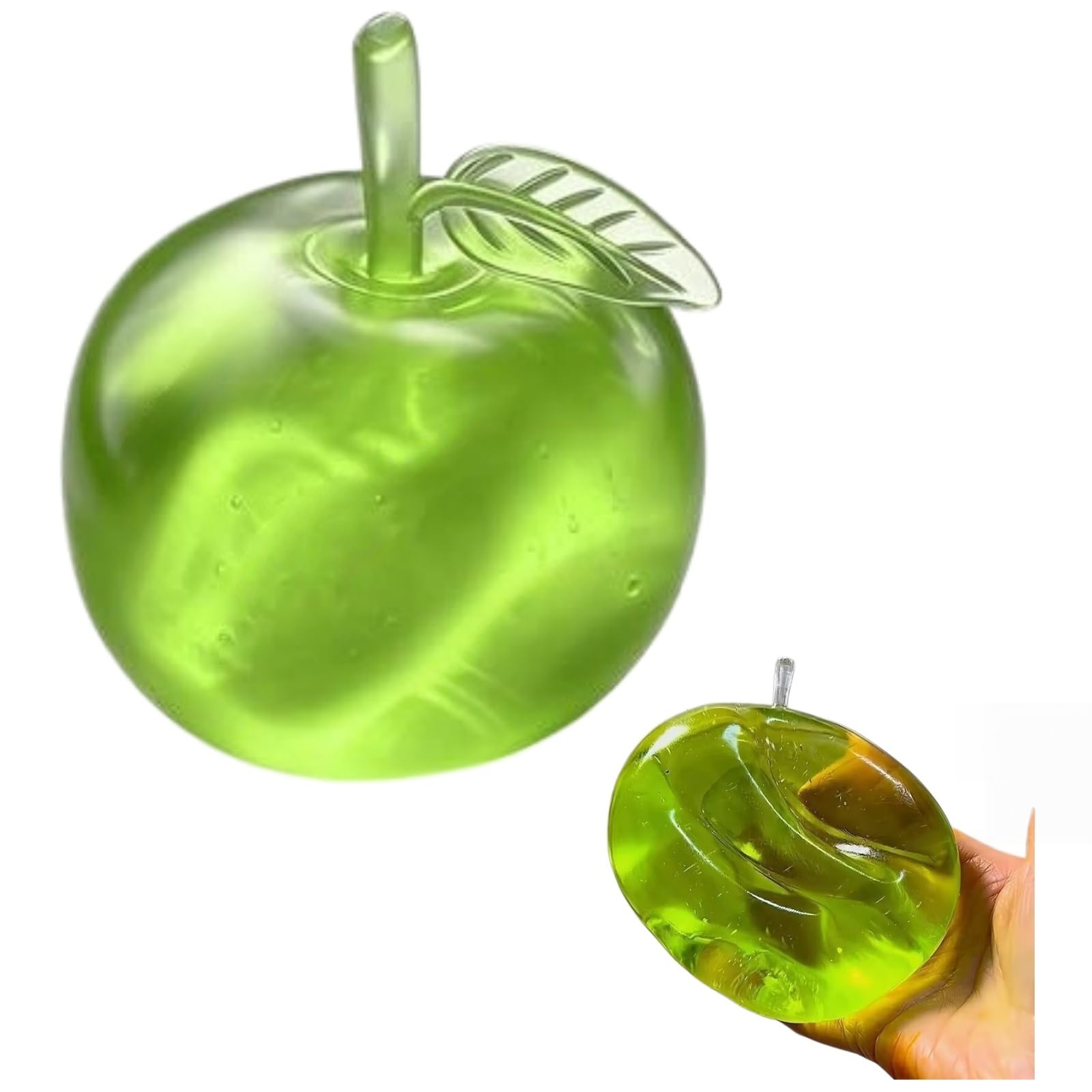 Apple Squishy Stress Ball, Cute Apple Squishy Fidget Toys Sensory Soft Stress Relief Toy Anxietys Sensory Toy Indoor Outdoor (F)