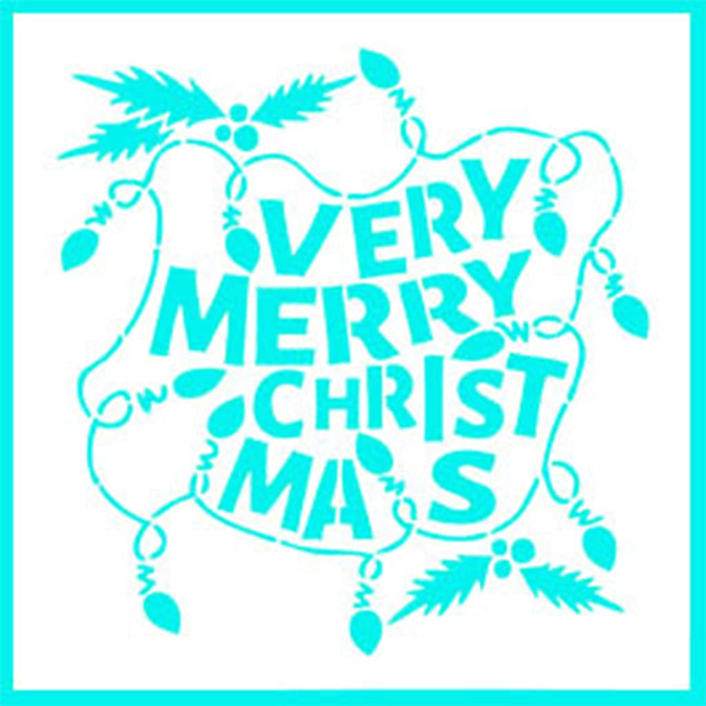 Buxuaaaa Cake Molds Christmas Baking Cake Stencils Templates for Side Baking Mesh Stencil Fondant for Impres Cookie Stencils for