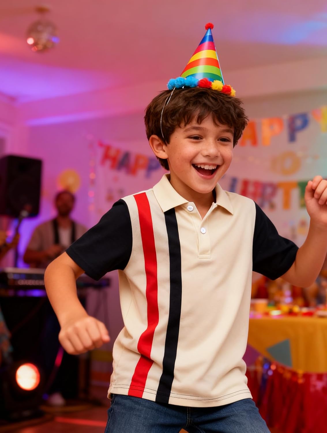 RAISEVERN Boys Polo Shirt Collared Uniform School Golf Shirts Tops 5-14 Years - Image 3