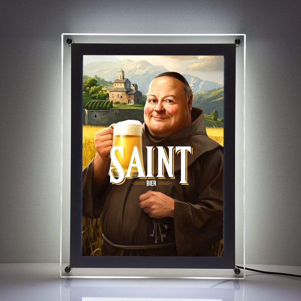 HKSIGN 24X36 Led Decorative Signs for Store Wall Mounted Led Backlit Poster Frame Advertising Crytstal Light Box Display