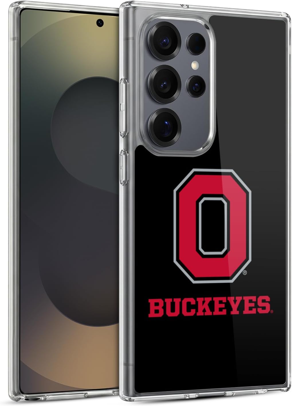 Head Case Designs Officially Licensed Ohio State University Plaid Logo Gel Case [Military Grade Protection] Compatible with Samsung Galaxy S25 and Compatible with MagSafe