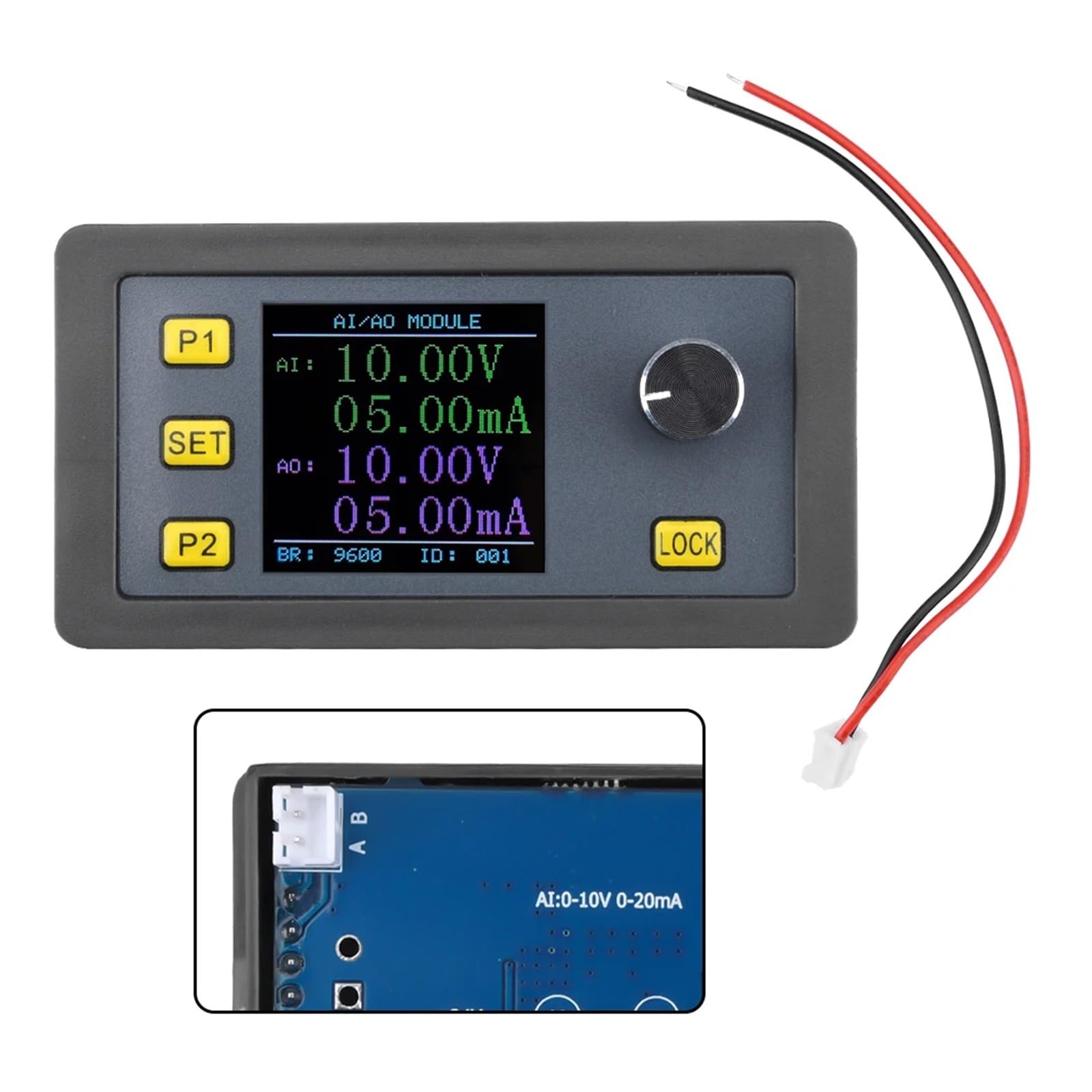 MIUYTRN DC 0/2-10 V 0/4-20 mA Hochpräziser digitaler Signalgenerator Stromquelle Analoger Eingangs-/Ausgang Messfrequenzgenerator(with Modbus)