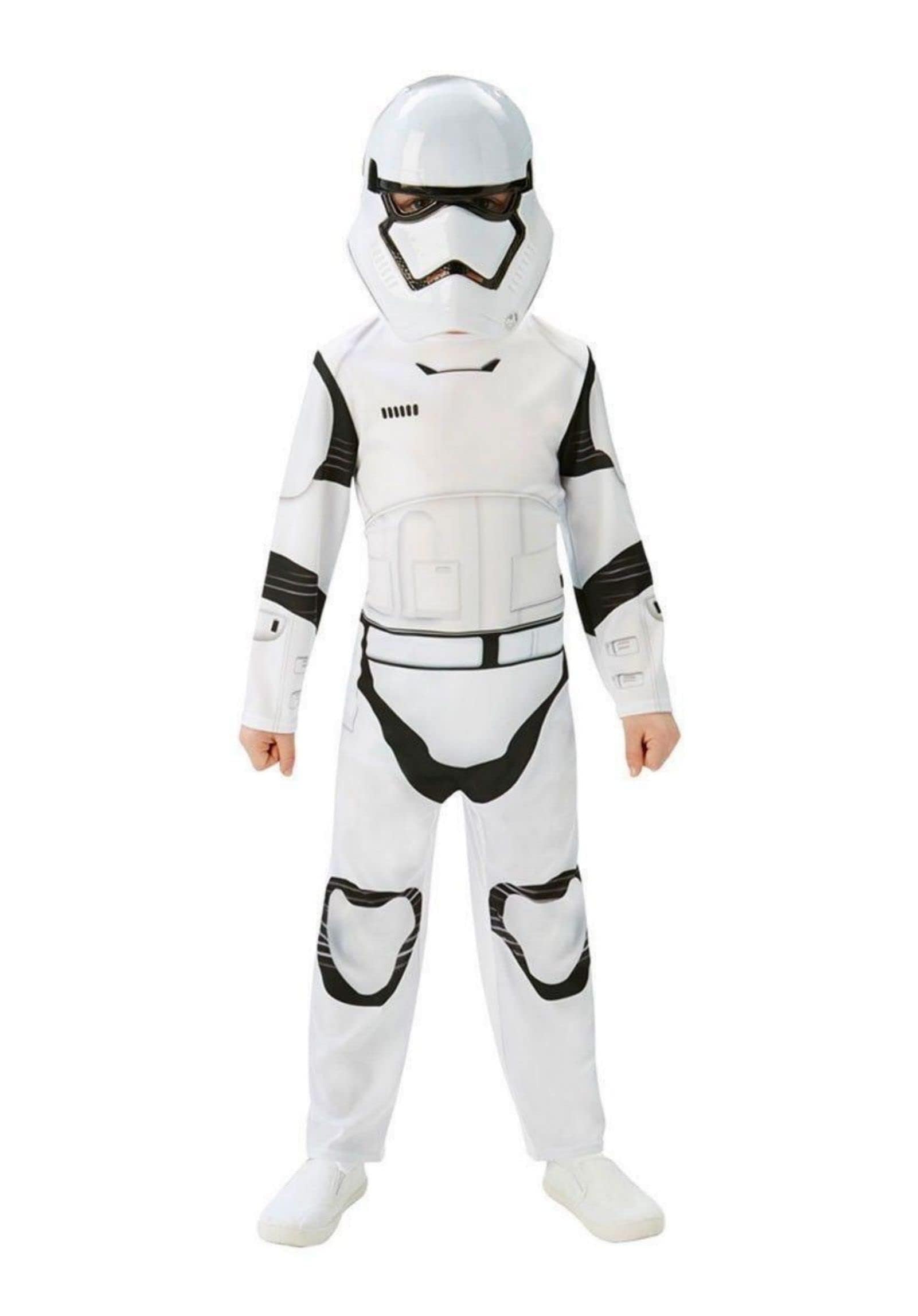 shyhand Storm Costume Trooper for Kids White Soldier Jumpsuit Mask Costume Halloween Cosplay Outfits for Boys 4-10 Years